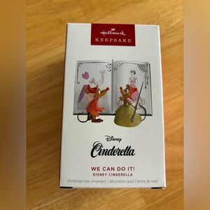 Disney Hallmark Cinderella We Can Do It! Ornament dated 2025